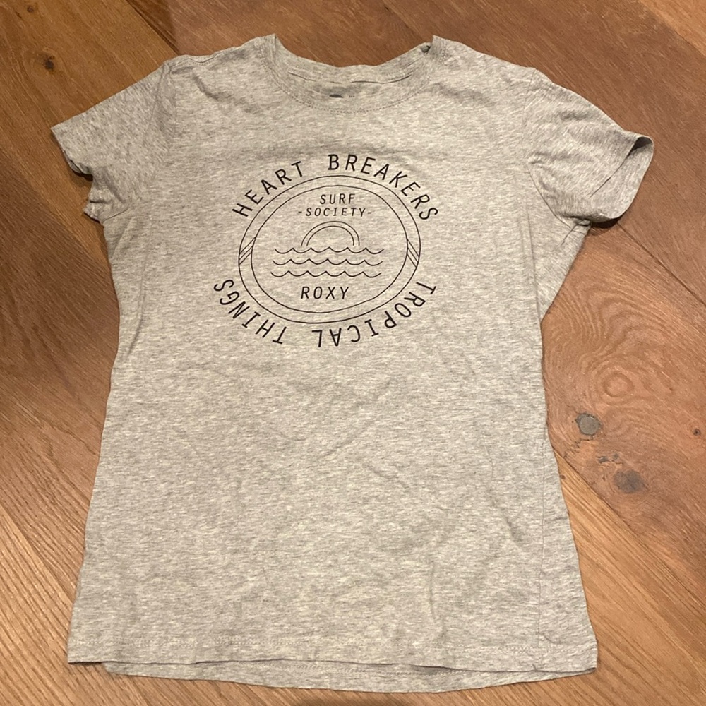 Heart breakers surf society grey women’s t shirt